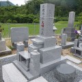 岡本家様：８寸角神道三重台・夫婦墓